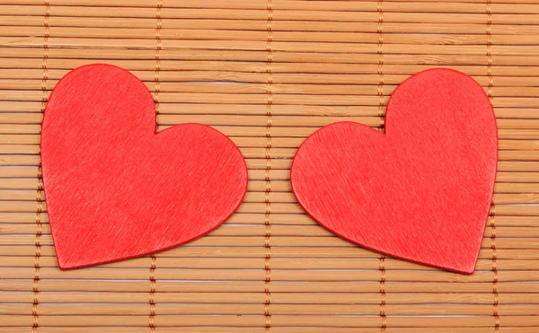 Red hearts for valentines day — Stock Photo, Image