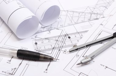 Elektrik diyagramları ve çizim için aksesuarlar haddelenmiş