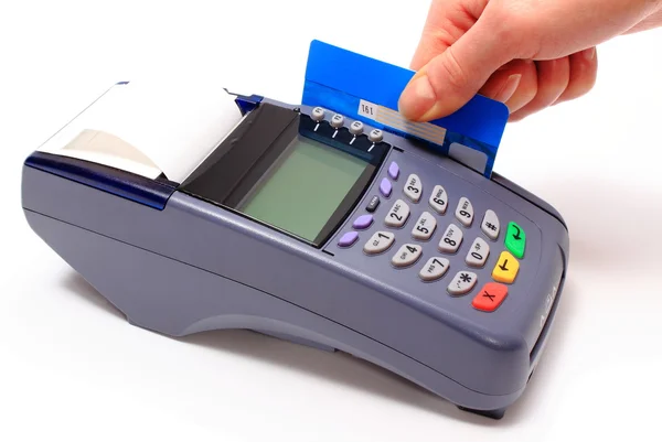 Betala med kreditkort, finansiera koncept — Stockfoto