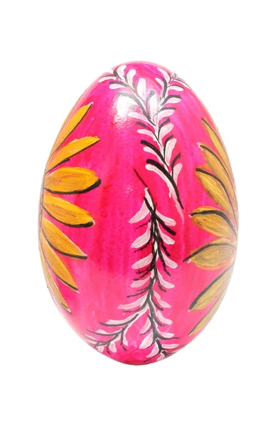 Colorful Easter egg isolated on white background — Stock Photo, Image