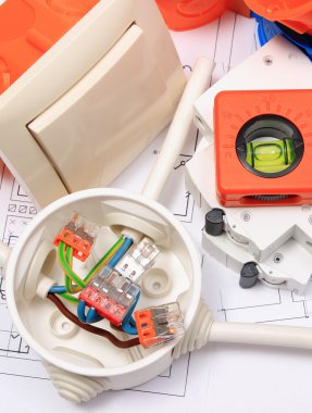 Elektrik bileşenleri, mühendislik işleri ve diyagramları için aksesuarlar