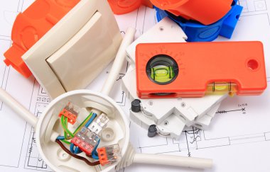 Elektrik bileşenleri, mühendislik işleri ve diyagramları için aksesuarlar