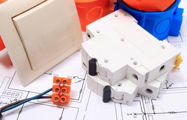 Elektrik Tesisatı ve diyagramları için bileşenler