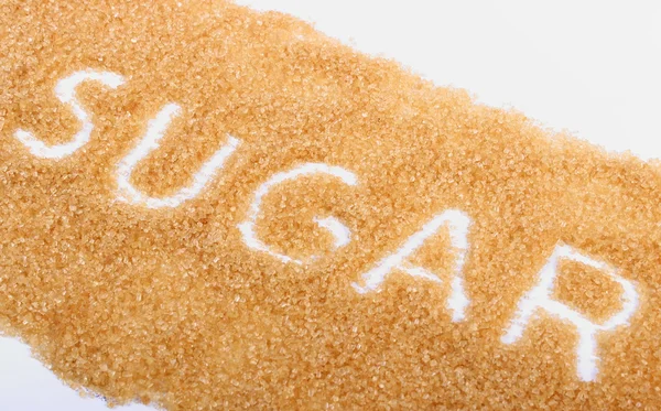 Palabra de caña de azúcar morena —  Fotos de Stock
