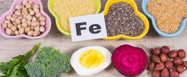 Doğal demir, mineral ve vitamin gibi sağlıklı besin maddeleri. Kansızlık sırasındaki en iyi yiyecekler