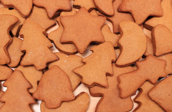Fresh baked homemade Christmas cookies — Stock fotografie