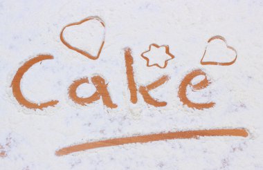 Word kek un içinde yazılı