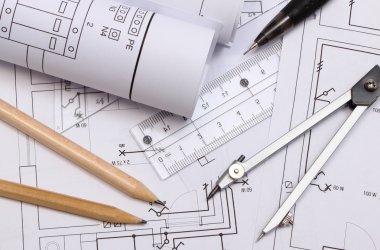 Rulo elektrik diyagramları ve çizim için aksesuarlar