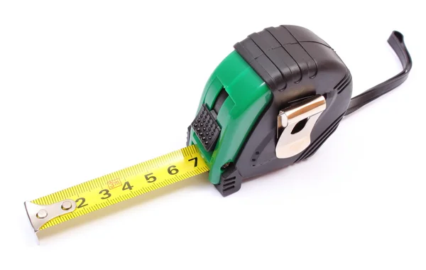 Tape measure for engineer on white background — Stock Photo, Image