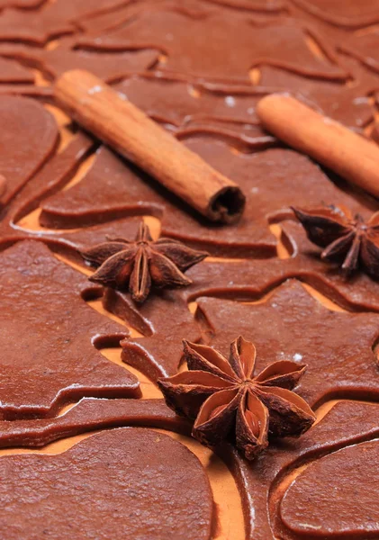 Spice for baking on dough for Christmas cookies and gingerbread