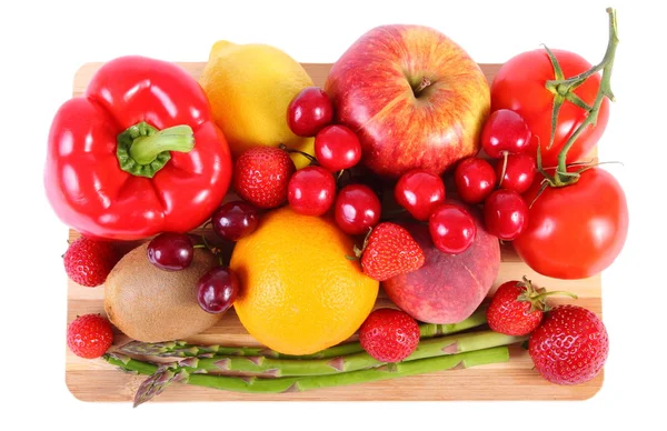 Fresh fruits and vegetables, healthy nutrition — Stock Photo, Image