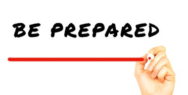 El yazısı kırmızı kalemle hazırlansın. Beyaz arka planda izole edilmiş. İş konsepti.