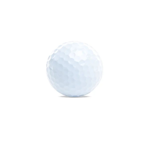 Golfball isoliert auf weißem Hintergrund — Stockfoto