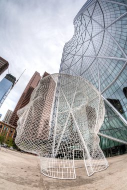 Calgary Downtown, fiyonk balıkgözü görünümü