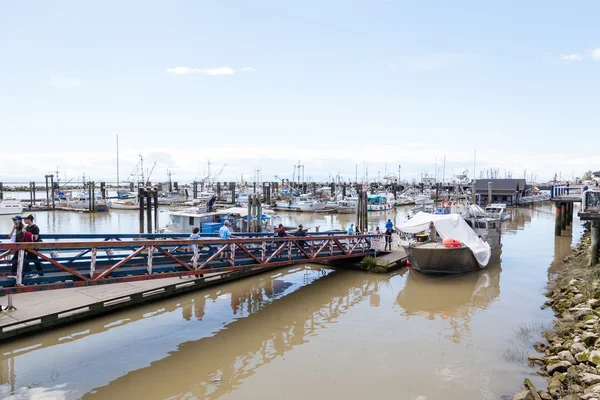 Fisherman's Wharf at Steveston Village in Richmond, BC — Stock Photo, Image