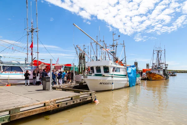 Fisherman 's Wharf en Steveston Village en Richmond, BC — Foto de Stock
