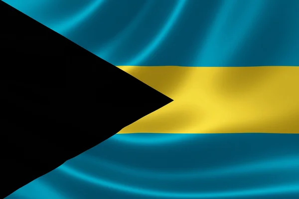 巴哈马的联邦的旗子 — 图库照片