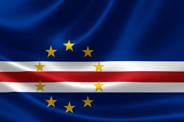 Country Flag of Cape Verde — Stock Photo, Image