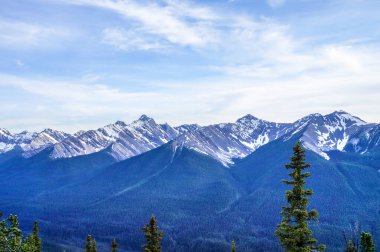 View of the Canadian Rockies in Banff National Park, Alberta, Canada