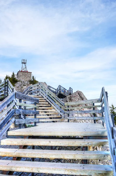 Remnants Historic Cosmic Ray Old Weather Station Atop Sulphur Mountain — Foto de Stock