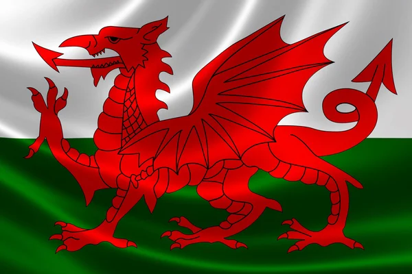 Bandeira galesa — Fotografia de Stock