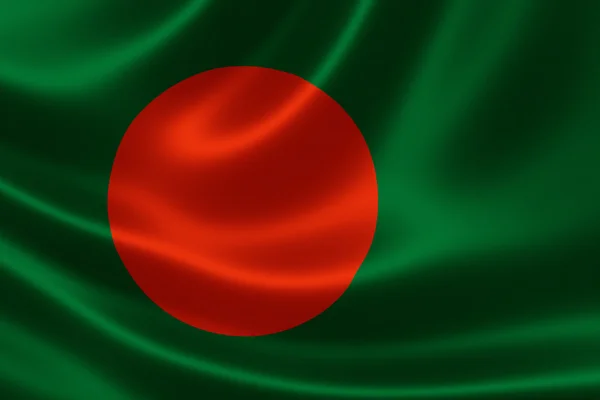 Republik der Bangladesch-Flagge — Stockfoto