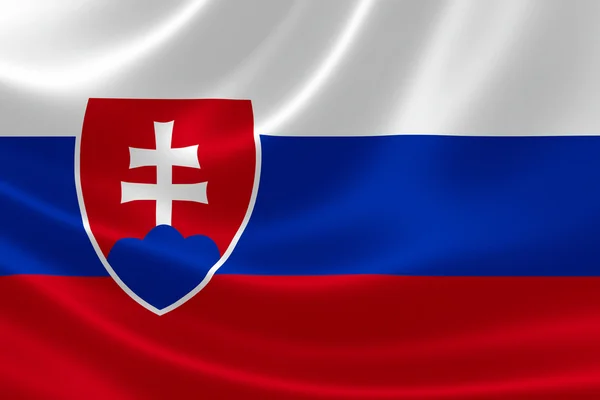 Slovak Cumhuriyeti bayrağı — Stock Fotó