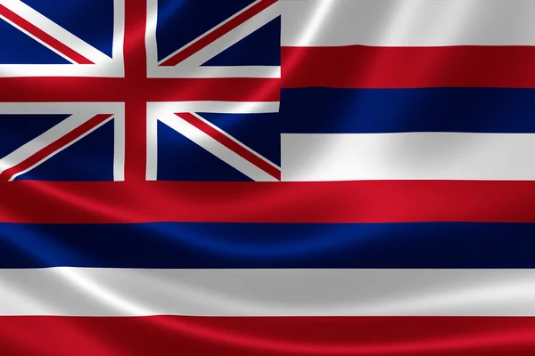 夏威夷州旗 — 图库照片
