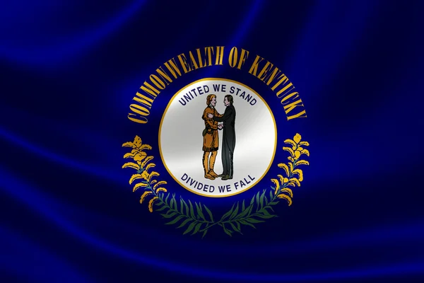 Kentucky state flagga — Stockfoto
