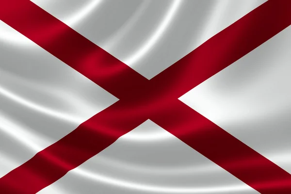 Alabama State Flag — Stock Photo, Image