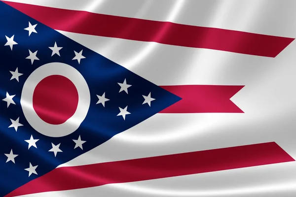 俄亥俄州州旗 — 图库照片
