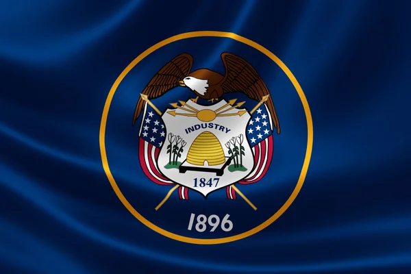 State of Utah Flag — Stock Photo, Image