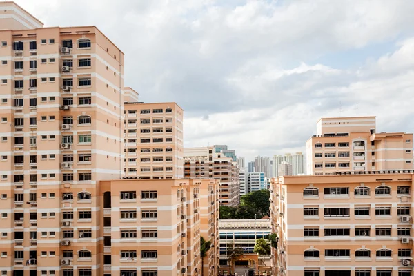 Residencial Habitação Apartamentos em Singapura — Fotografia de Stock