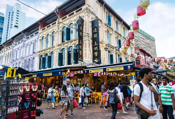 Winkelen in Singapore-Chinatown — Stockfoto