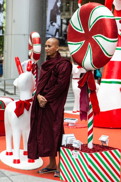 Święta Bożego Narodzenia w Singapore Orchard Road — Zdjęcie stockowe