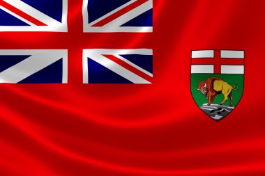 Manitoba Provincial Flag of Canada clipart