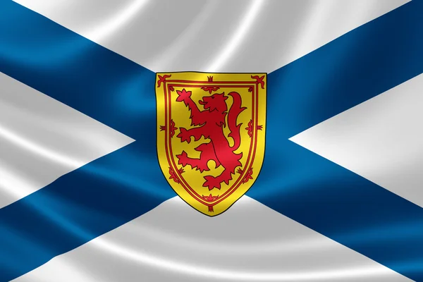 Nova Scotia flaga prowincji Kanady — Zdjęcie stockowe