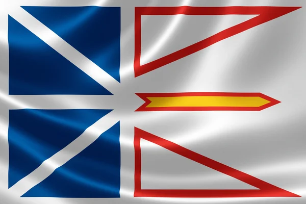 Newfoundland & Labrador Provincial Flag of Canada — Stock Photo, Image