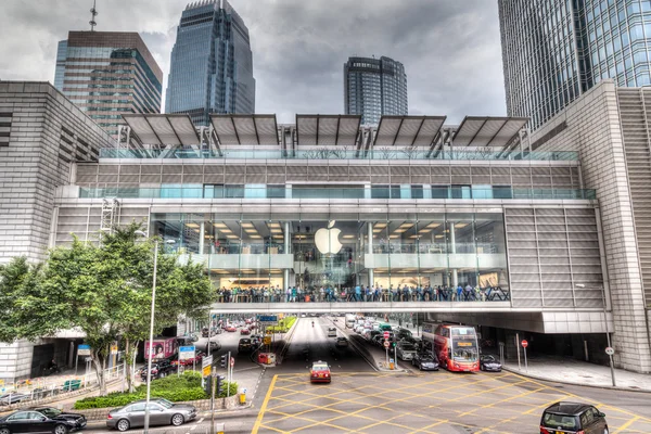 Renderizado HDR de Apple Store en Hong Kong —  Fotos de Stock