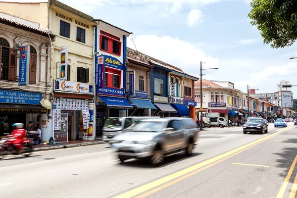 Malá Indie podél Serangoon Road v Singapuru — Stock fotografie