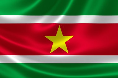 Surinam'ın ulusal bayrak