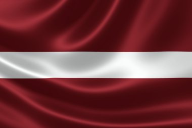 Cumhuriyeti Letonya'nın ulusal bayrak