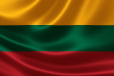 Republic of Lithuania's National Flag clipart