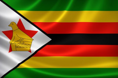 Zimbabve Cumhuriyeti'nın ulusal bayrak