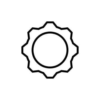 Vites Ayarlama Simgesi Logo Vektör Tasarım Şablonu Çizim İşareti ve Sembol