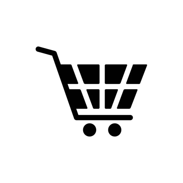 Cart Shop Commerce Иконка Дизайн Логотипа Логотип Иллюстрация Знак Символ — стоковый вектор