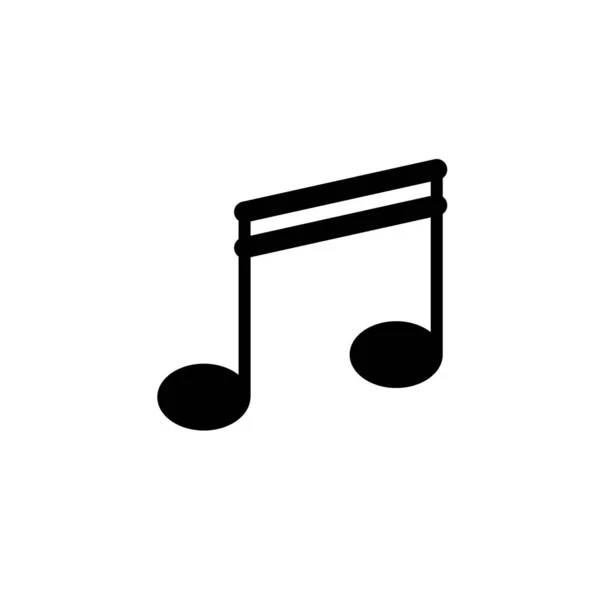 Music Icon Design Логотип Векторный Шаблон Иллюстрация Знак Символ — стоковый вектор