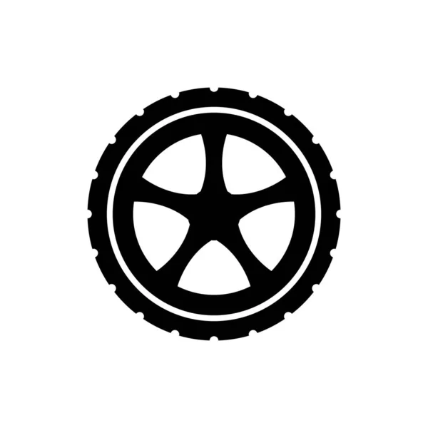 Tyre Icon Design Logo Vector Template Illustration Zeichen Und Symbol — Stockvektor