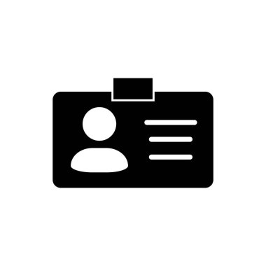 İsim Etiketi Simgesi Tasarımı Logo Vektör Şablonu İllüstrasyon İşareti ve Sembol