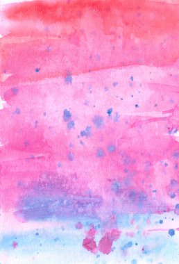 Açık kırmızı mor suluboya kağıt arka plan Sevgililer Günü